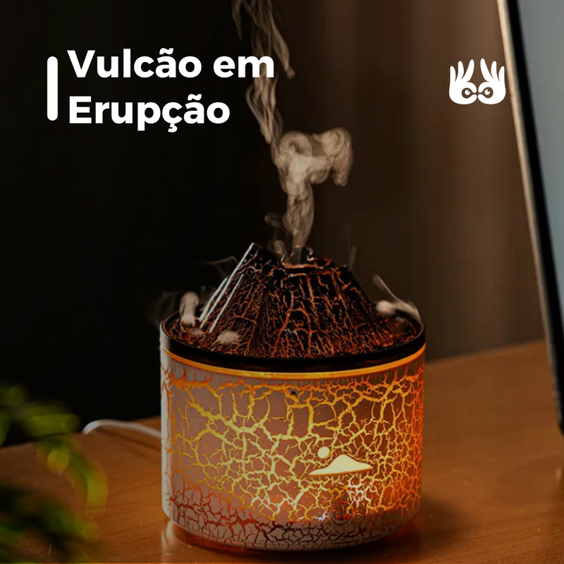 Névoa Vulcânica™ - Umidificador de Ar Vulcânico